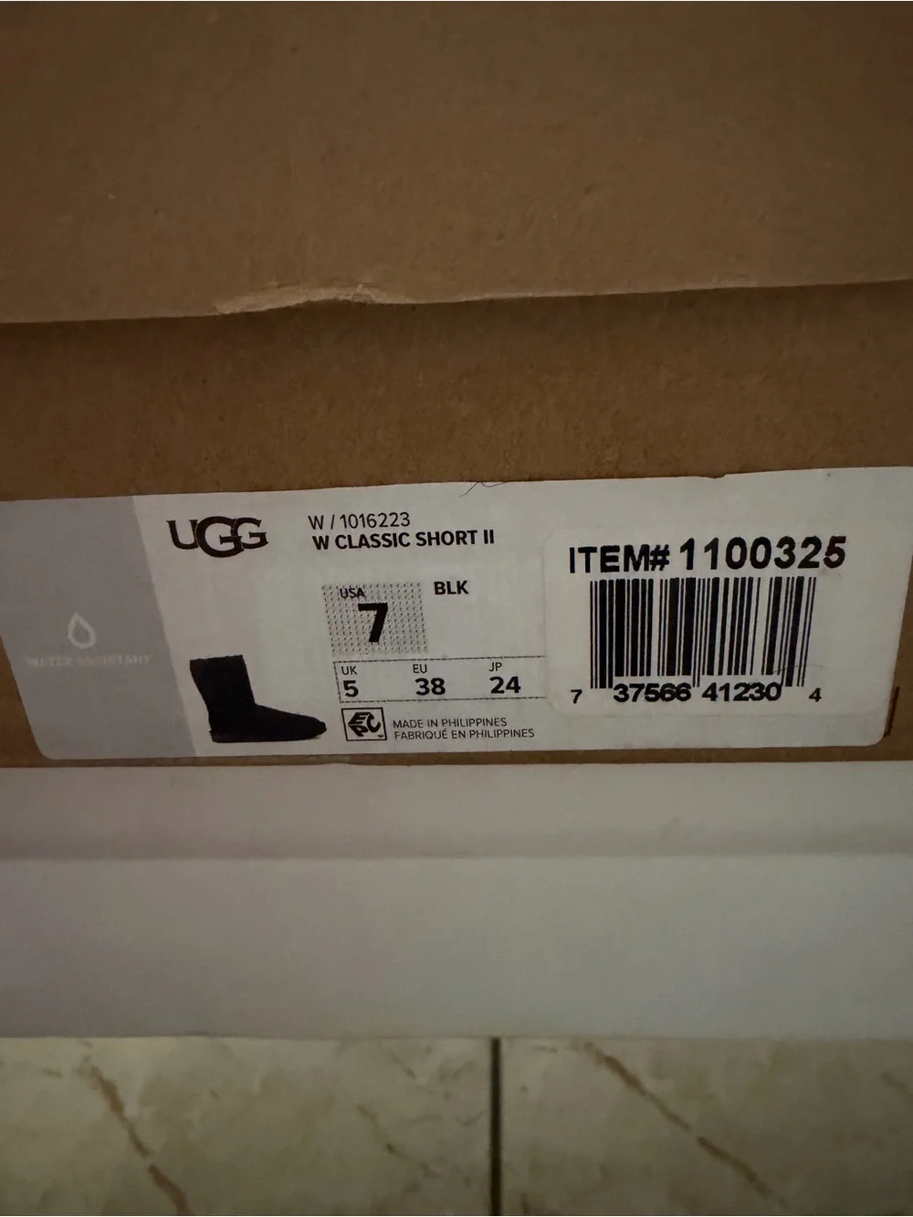 UGG Classic Short Black Suede Winter Boots - Women's